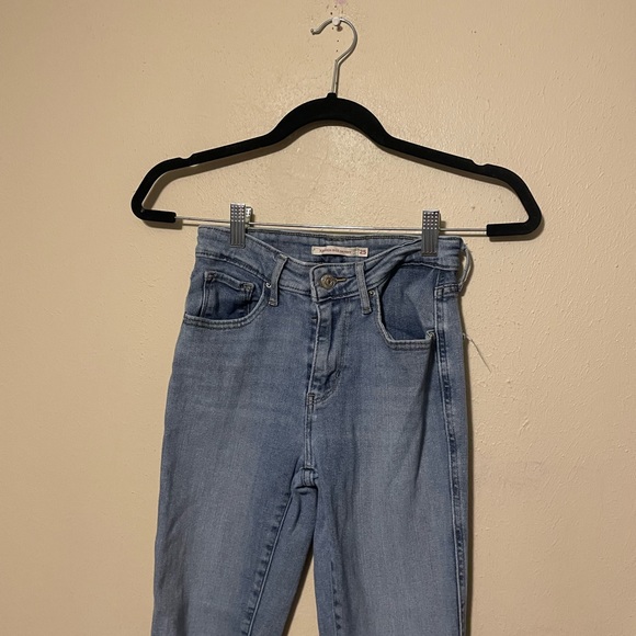721 HIGH RISE SKINNY WOMEN'S JEANS WITH ANKLE BOWS size 25 - Picture 5 of 11